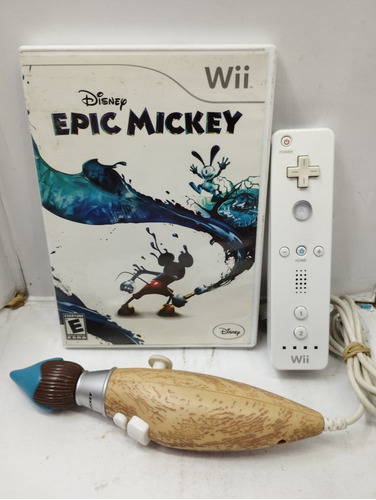 Pincel Nunchuk De Epic Michey De Wii