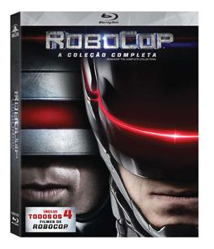 Robocop - A Coleção Completa [ 4 Discos Blu-ray ] Trilogia