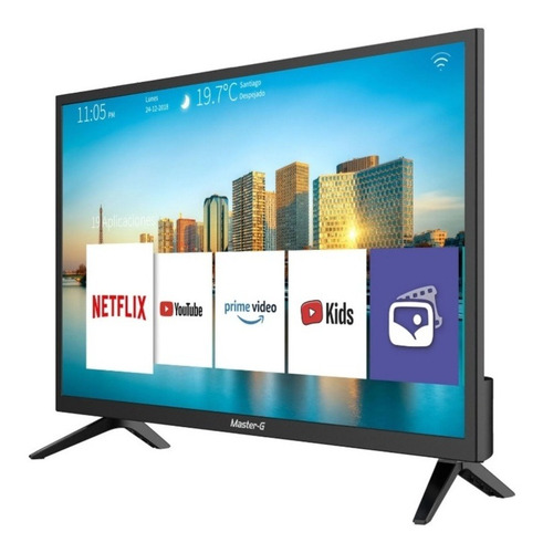 Imagen 1 de 9 de Led 24 Master-g Smart Tv Hd ( Netflix/ Prime Video)