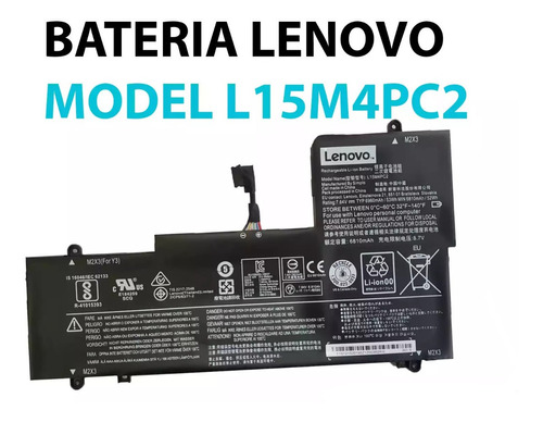 Bateria Lenovo L15l4pc2 L15m4pc2 53wh  Yoga 710-14isk  