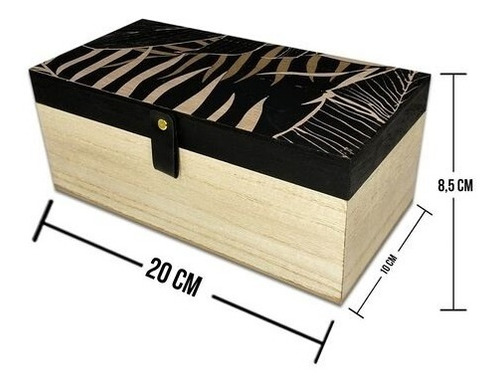 Caja Organizadora Té Madera Tropical