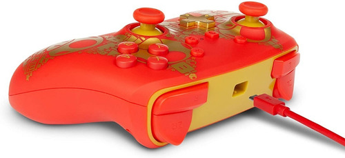 Switch Control Golden Mario Power A - Alambrico