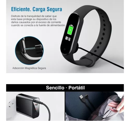 Cargador Magnético Para Xiaomi Mi Smart Band 5 6 7 Portátil De