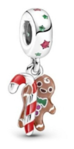 Charm Galleta Jengibre Navidad - Plata 925 