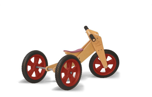 Triciclo  Camicleta De  Madera 3 En 1 Trikids Envio C