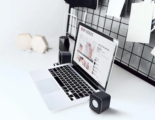 Parlantes Computadora Negros Pc Laptop Otros