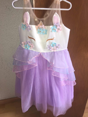 Vestido Talla 8 Morado De Unicornio