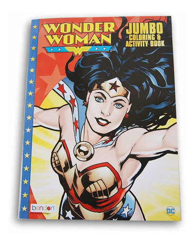 Wonder Woman Libro De Colorear Y Actividades (80 Páginas)