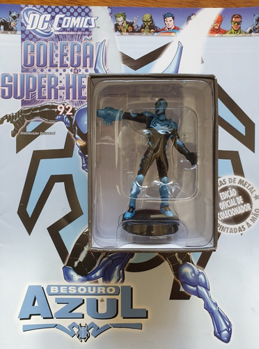 Dc Comics Figurine Eaglemos - Besouro Azul Nº 92  Miniatura 