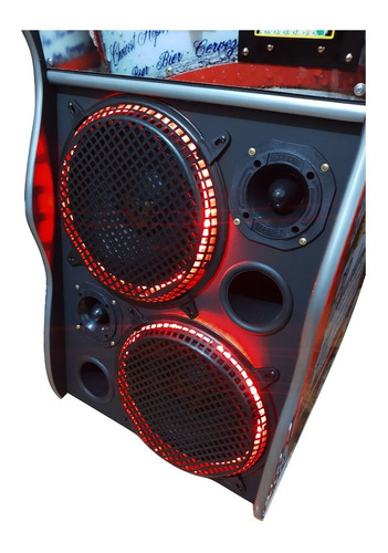 Maquina De Musica Jukebox Tela De 17 Polegadas Em Led Bud