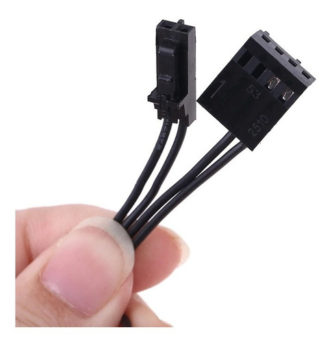 Imagem 5 de 10 de Divisor Splitter Cooler Fan Velocidade Pwm + Rgb 5v 3 Pinos