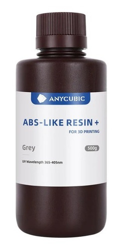 Resina Tipo Abs Anycubic 500ml Color Gris