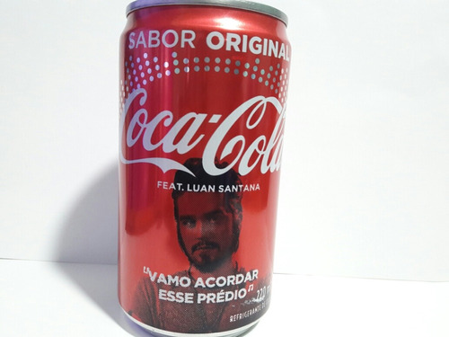 Lata De Coca Cola De Brasil De 220 Ml Con Cantantes 