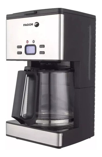 Cafetera Fagor CA-FA451DGA automática negra y gris de filtro 220V