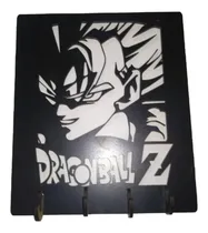 Comprar Porta Llaves\u002Fbarbijos Dragon Ball  Calado Madera Negro
