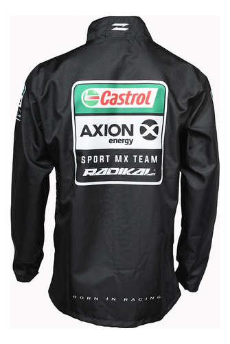 Rompeviento Radikal Team Castrol Axion Mx
