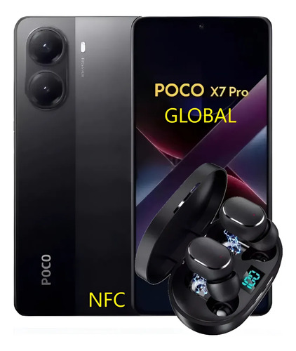 Xiaomi Poco X7 Pro 512gb 12ram Global Lançamento2025 Cor Preto