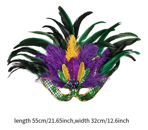 Máscara De Mascarada Para Mujer Y Hombre, Elegante Máscara