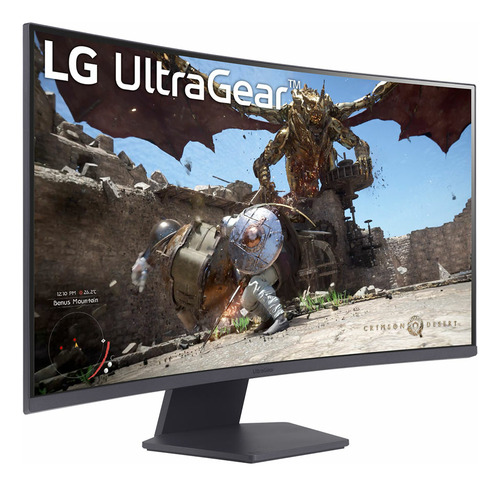Monitor Gamer LG 32GS60QC-B con pantalla de 32" 180Hz 220V y resolución Full HD