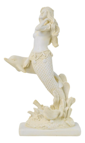 Smermaid Statue Resin Figurine Mapeop Ornament Escultura