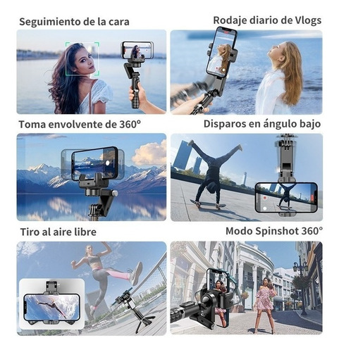/ Estabilizador De Celular Axnen De 360 Grados