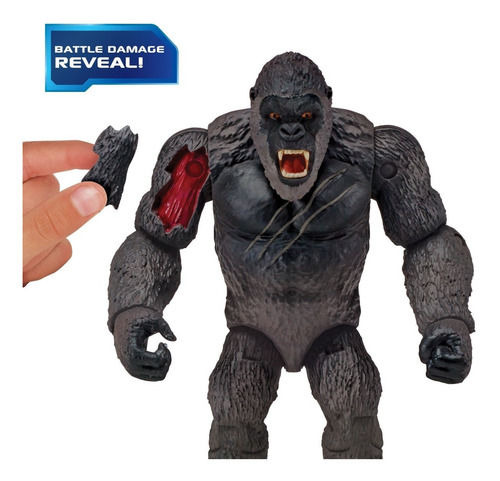 Kong Vs Godzilla Edicion 2020 Con Hacha Y Piel Desprendible