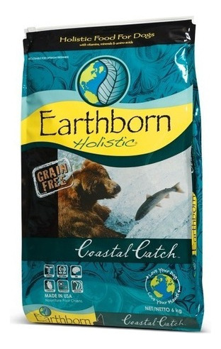 Earthborn Coastal Catch Grain-free 12kg Alimento Perro