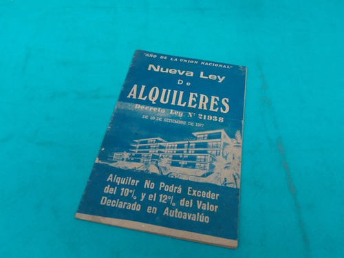 Mercurio Peruano:  Impreso Alquileres Bermudez 1978 32p L157