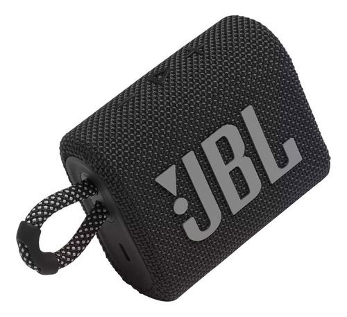 Caixa De Som Portátil Bluetooth Jbl Go 3 4,2w À Prova D'água Cor Preto 110V/220V