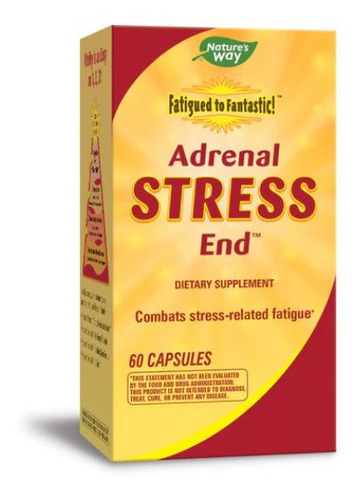  Adrenal Stress-combat 60 Capsulas Apoyo Para Estres 