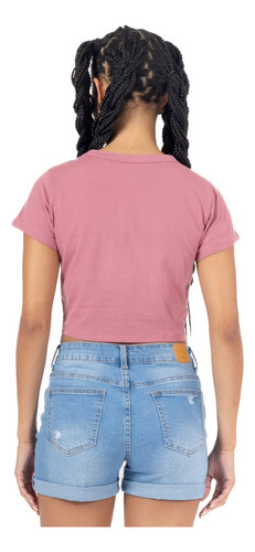 Crop Top Playera De Mujer Quarry Básica