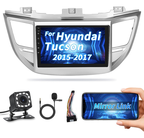 Autoestéreo Android 10.0 De Para Hyundai Tucson 2015-2017