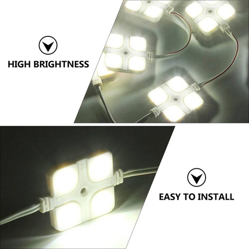 Nuevo 2 Módulos De Luces Resistentes Luces Adhesivas Luz De