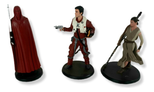 Colección X 3 Figuras Importadas Star Wars Plástico (10 Cm) 