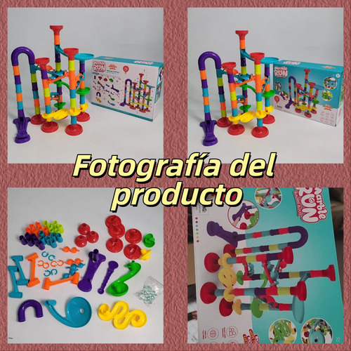 Pista De Canicas Bloque De Construcción Juguetes Pcs 76