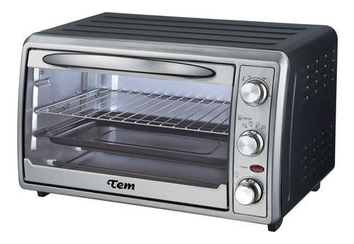 Horno Electrico Tem 30 Lts Asadera Bandeja Rejilla Incl Pcm