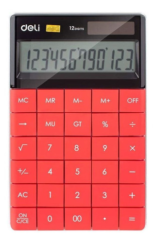 Calculadora Deli E1589 Rosada