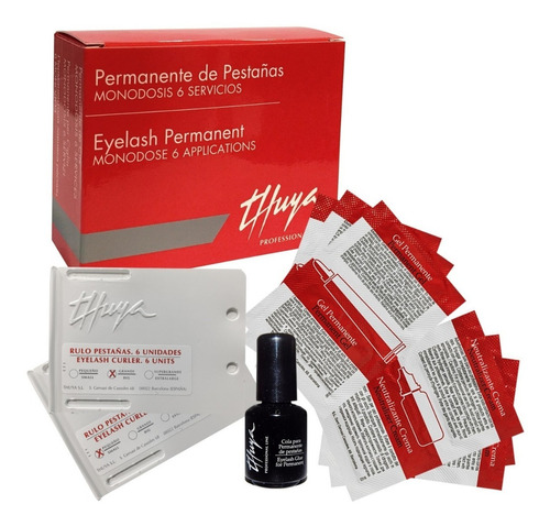 Kit De Permanente De Pestañas Thuya Monodosis 6 Servicios