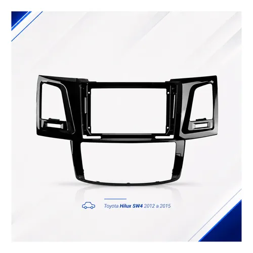 Moldura Multimidia 9 Polegadas Toyota Hilux 2006 Até 2015