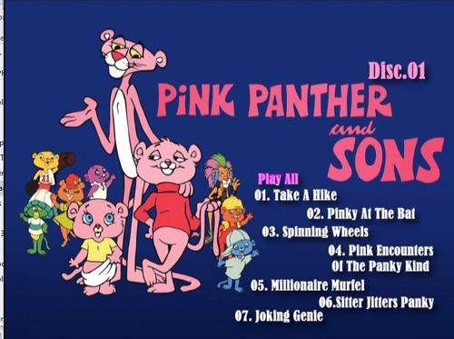 Dvd - Série A Pantera Cor De Rosa E Filhos Coletânea