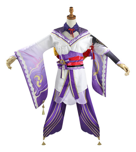 Disfraz De Genshin Impact Raiden Shogun Para Cosplay De Baal Cosplay Wo