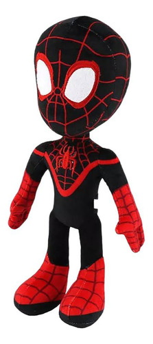 Spidey & His Amazing Peluche Electrónico 12 Miles Morales Color Negro