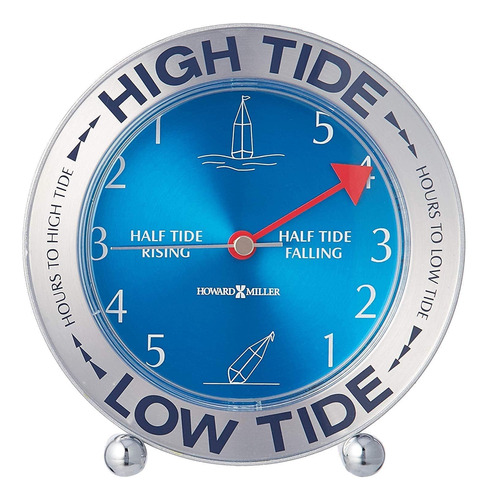 Reloj De Mesa Howard Miller Tide Mate Iii - Océano Atlántico