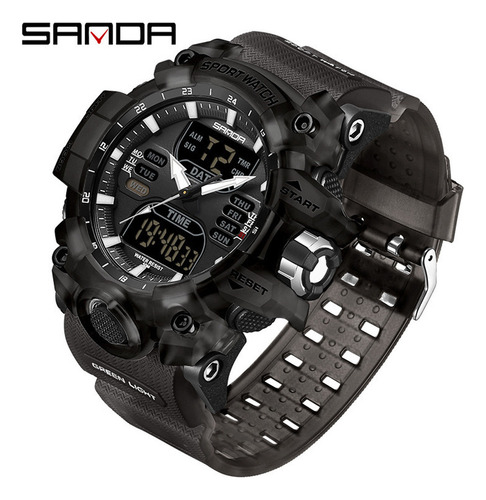Relojes De Pulsera Transparentes De Moda Con Alarma Led A Pr