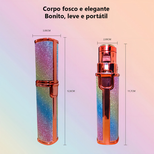 Depilatoria inalámbrica Blawless Depiladora de Sobrancelhas rosa 127V