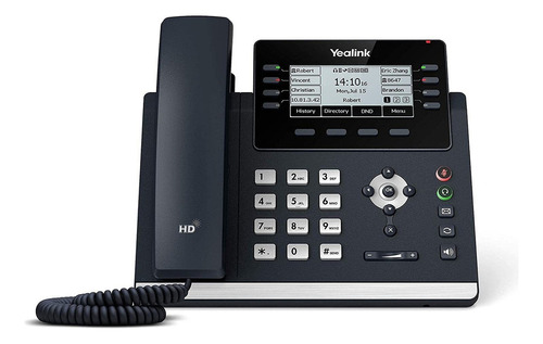 Yealink T43u Ip Phone, 12 Voip Accounts. 3.7-inch Graphical