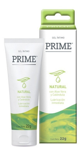 Gel Intimo Prime Natural Lubricante Femenino 22gr  Aloe Vera