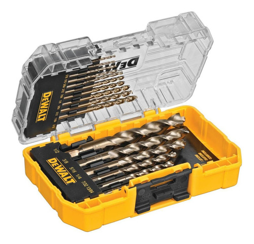 Dewalt Dw1956, Juego Set 16 Brocas Titanio