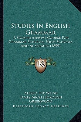 Libro Studies In English Grammar: A Comprehensive Course ...