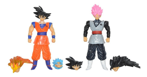 Figura Dragon Ball Goku Y Goku Black 18 Cm | Envío gratis Figura Dragon Ball Goku Y Goku Black 18 Cm | Envío gratis